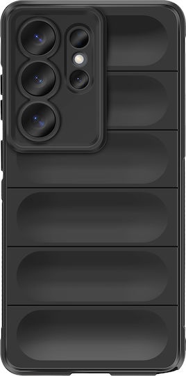 Amorus Case Samsung Galaxy S25 Ultra Soft Shockproof Compatible Qi Wireless Charging Black