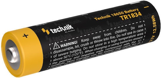 Modee Lighting Επαναφορτιζόμενη Μπαταρία 18650 Li-ion 3400mAh 3.7V