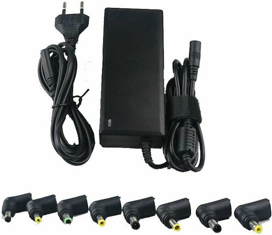 ATC Universal Φορτιστής Laptop 90W 15V 6A με Αποσπώμενο Καλώδιο Τροφοδοσίας