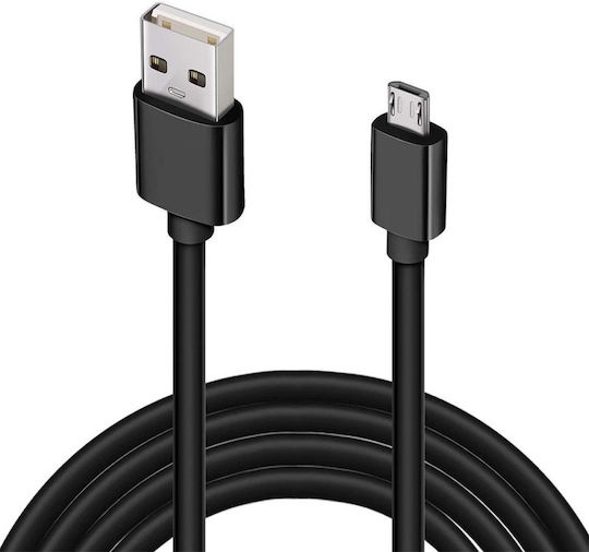 NG Regular USB 2.0 to micro USB Cable Μαύρο 1.8m