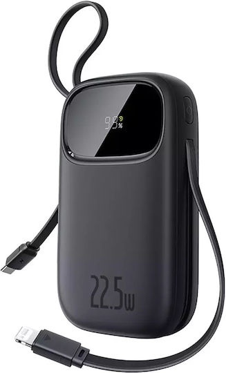 Baseus EnerFill FC31 Power Bank 20000mAh 22.5W με Θύρα USB-A και Θύρα USB-C Power Delivery / Quick Charge Μαύρο