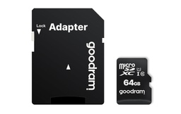 [5908267930151] GoodRAM M1AA microSDXC 64GB Class 10 U1 UHS-I με αντάπτορα