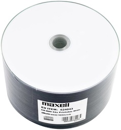 [4902580762285] MAXELL CD-R 80min, 52x speed, 700ΜΒ, printable, 50τμχ Shrink pack