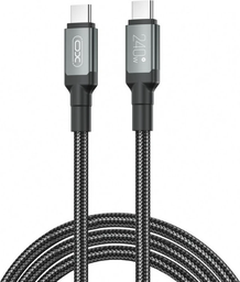 [6920680856008] XO NB-Q264B Braided USB-C to USB-C 240W 2m Black