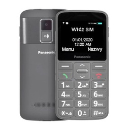 [5025232920471]  Panasonic KX-TU160EXG 2.4" με πλήκτρο SOS, Bluetooth, Μεγάλα Γράμματα Γκρι 