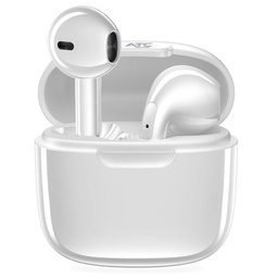 [6981200010004] ATC-25 TWS Bluetooth Handsfree In-Ear Ακουστικά με Θήκη Φόρτισης Λευκά