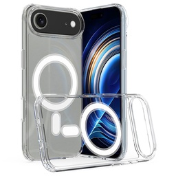 [155463] Θήκη TPU &amp; PC Ultra Hybrid Mag Magsafe φορτιστή Για Apple iPhone 17 Air 5G 6,6" Διάφανο