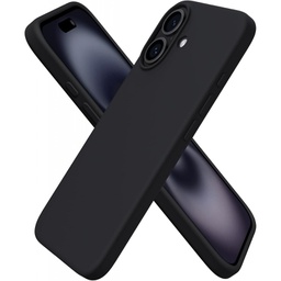 [152185] Θήκη Σιλικόνης Soft 2.0 mm Για Apple iPhone 16 Plus Μαύρο