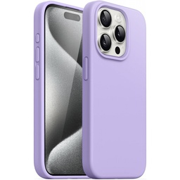 [149560] Θήκη Σιλικόνης Soft 2.0 mm Για Apple iPhone 15 Pro Max 5G 6,7" Λιλά