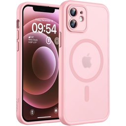 [151857] Oem Θήκη Back Cover Electro Magsafe Ημιδιαφανή Για Apple iPhone 11 Ροζ - Nud