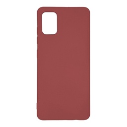 [12817700] Oem Θήκη Σιλικόνης Matt 1,2 mm Για Samsung Galaxy A41 ΜΠΟΡΝΤΟ