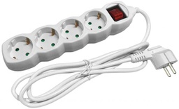 [5999097977980] Entac Πολύπριζο 4 Θέσεων με Διακόπτη 3x1.5mm 1.5m