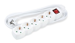 [5999565654290] Technik Πολύπριζο 5 Θέσεων με Διακόπτη και Καλώδιο 3m