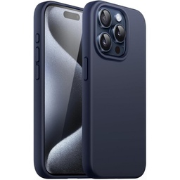 [149572] Θήκη Σιλικόνης Soft 2.0 mm Για Apple iPhone 15 Pro Max 5G 6,7" Σκούρο - Μπλε