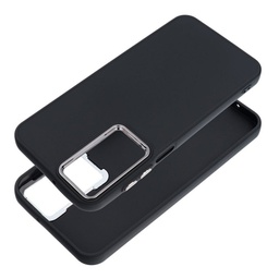 [156053] Θήκη Σιλικόνης για Xiaomi Poco C85 Μαύρο με χρυσο accent
