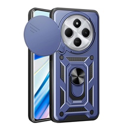 [154119] Θήκη Armor Με Ring Stand TPU Case Με Προστασία Καρέρας Για Xiaomi Redmi 14C Μπλε