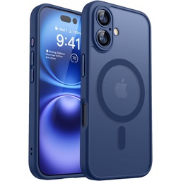 [152477] Θήκη Back Cover Electro Magsafe Ημιδιαφανή Για Apple iPhone 16 5G 6,1" Σκούρο - Μπλε