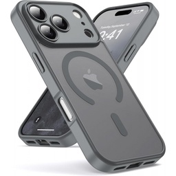 [156974] Θήκη Back Cover Electro Magsafe Ημιδιαφανή Για Apple iPhone 17 Pro Max 5G 6,9" Γκρι (Κλειστή Κάμερα)