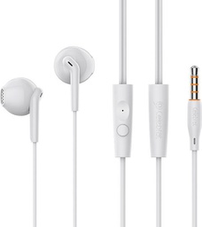 [6925146951570] Celebrat G34-WH In-ear Handsfree Ακουστικά με Βύσμα 3.5mm Λευκό