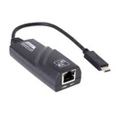 USB Hub, USB 3.1 Type-C with Network adapter, 3 Ports, WH/Stockite