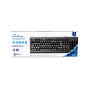 MediaRange Multimedia Keyboard, Wired (Black) (MROS109-GR)