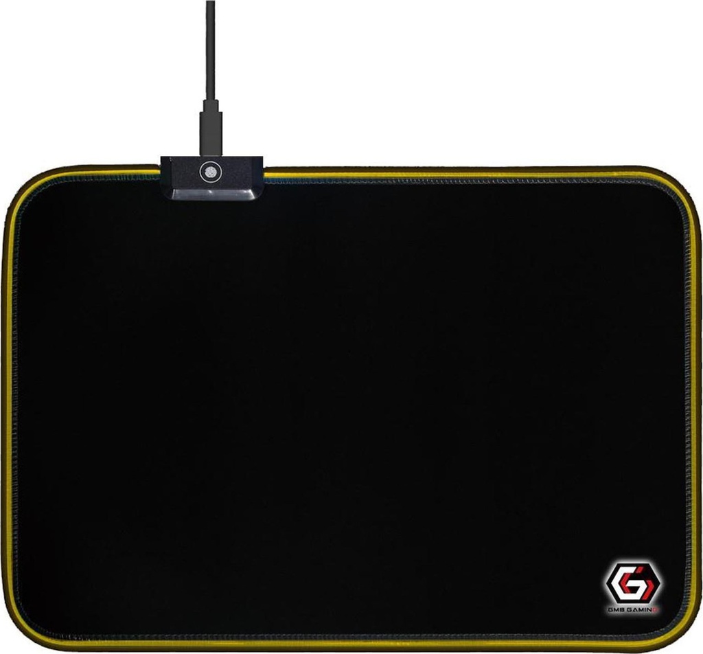 Gembird MP-GAMELED-M Gaming Mouse Pad Medium 350mm με RGB