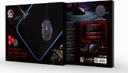 Gembird MP-GAMELED-M Gaming Mouse Pad Medium 350mm με RGB