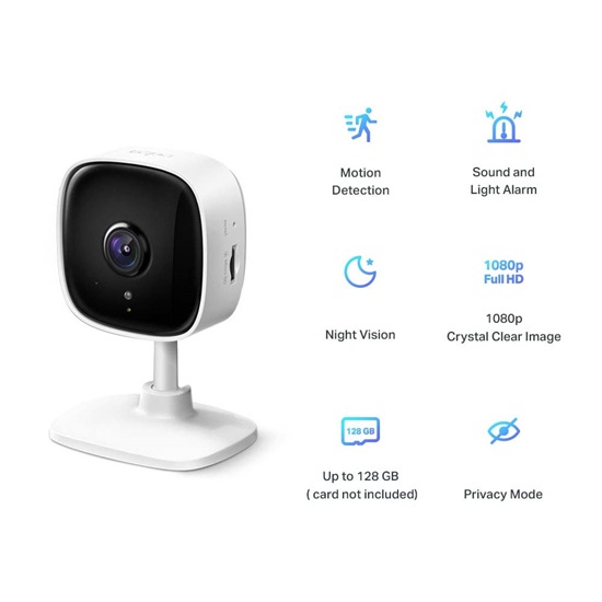 Tp-Link Tapo C100 Home Security Wi-Fi Camera (v 1.0)