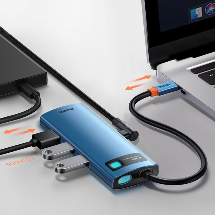 Baseus Hub Adapter 6in1 USB-C to 3x USB 3.0 + HDMI + USB-C PD 4K HD