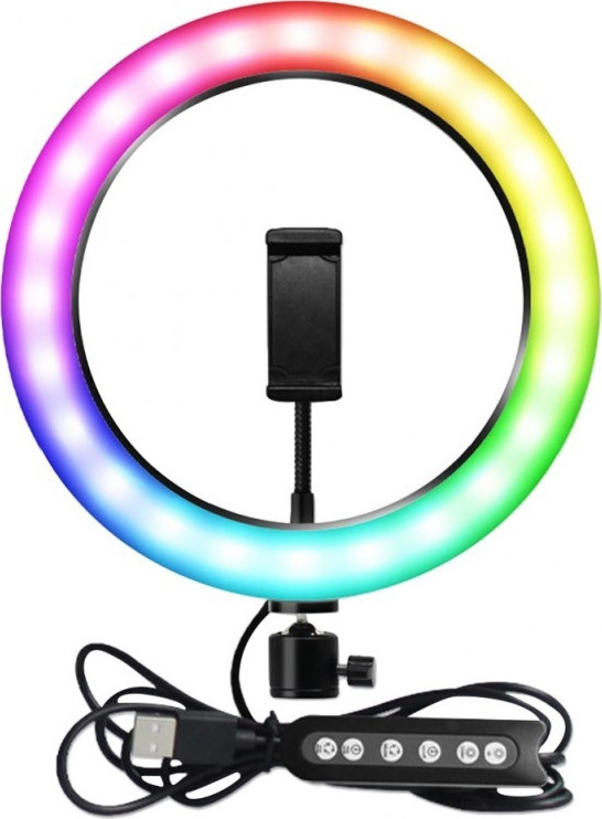 Oem Φωτιστικό Δαχτυλίδι RGB LED USB CXB-RGB260 26cm