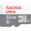 Sandisk Ultra microSDHC 32GB Class 10 A1 With Adapter