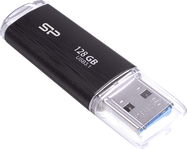 Silicon Power Blaze B02 128GB USB 3.1 Stick Μαύρο