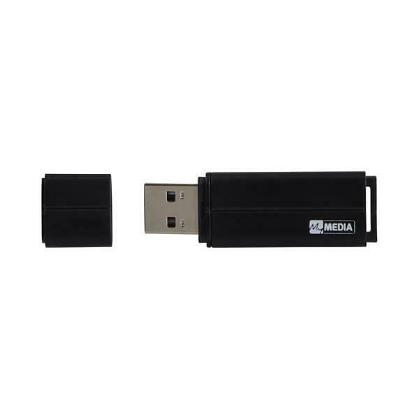 Verbatim MyMedia 16GB USB 2.0 Stick Μαύρο