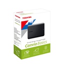 Toshiba Canvio Basics 2022 USB 3.2 Εξωτερικός HDD 2TB 2.5&quot; Μαύρο