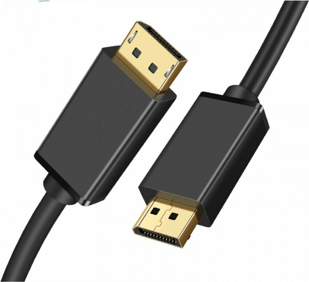 Powertech Cable DisplayPort male - DisplayPort male 2m Μαύρο (CAB-DP045)