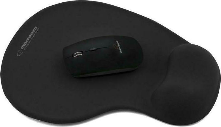 Esperanza Gel MousePad Wrist Rest Black EA137K