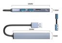 Orico AH-A12F USB 3.0 Hub 3 Θυρών με σύνδεση USB-A Γκρι  Orico AH-A12F USB 3.0 Hub 3 Θυρών με σύνδεση USB-A Γκρι