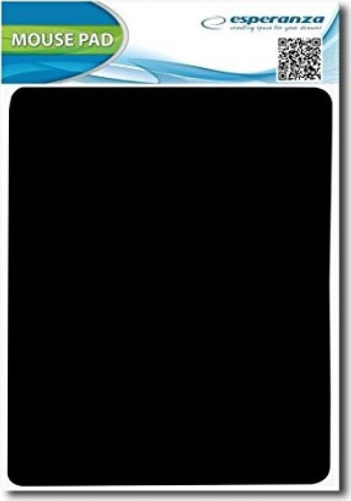 ESPERANZA mouse pad EA145K, 21.5x17.5x0.2cm, μαύρο