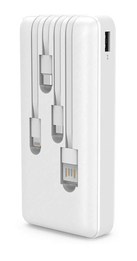 Powertech Power Bank 20000mAh 10.5W με Θύρα USB-A Λευκό