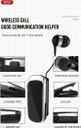 XO BE21 In-ear Bluetooth Handsfree Ακουστικό Πέτου Μαύρο
