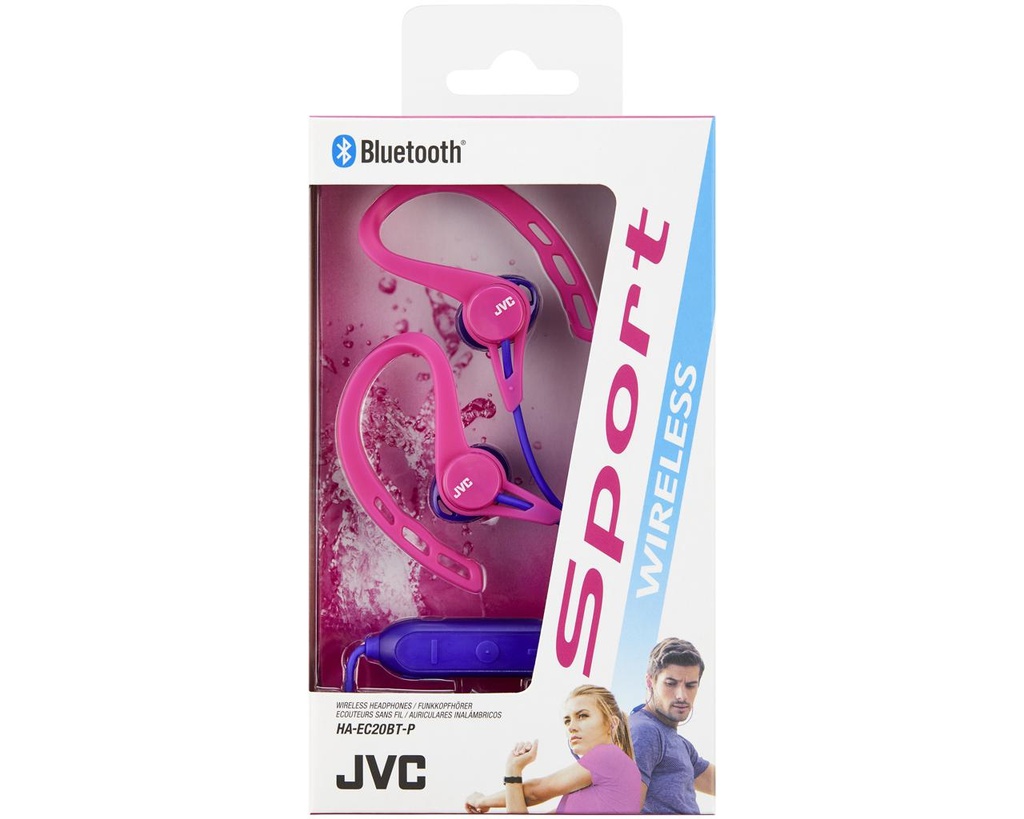 JVC HA-EC20BT In-ear Bluetooth Handsfree Ακουστικά Ροζ