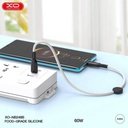 XO NB-Q248A USB-C to Lightning Cable 27W Μαύρο 0.25m