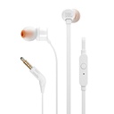 Hands Free JBL Tune 160 In-ear 3.5 mm Pure Bass Sound με Μικρόφωνο JBLT160WHT