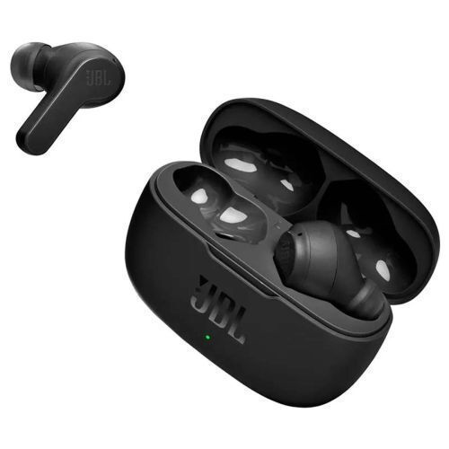 JBL Vibe 200TWS Earbud Bluetooth Handsfree Ακουστικά με Θήκη Φόρτισης Μαύρα