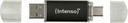 Intenso Twist Line 64GB USB 2.0 Stick με σύνδεση USB-A &amp; USB-C