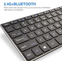 Riitek RT721 Ασύρματο Πληκτρολόγιο με Touchpad