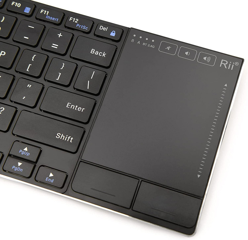 Riitek RT721 Ασύρματο Πληκτρολόγιο με Touchpad