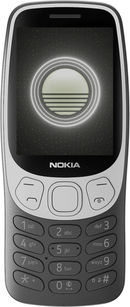 ΚΙΝΗΤΟ ΜΕ ΠΛΗΚΤΡΑ NOKIA 3210 (2024) 4G 2.4″ DUAL SIM 64MB/128MB (TA-1618) GRUNGE BLACK GR