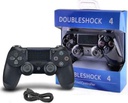 Doubleshock Ασύρματο Gamepad για PS4 Μαύρο