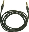 Aculine Καλώδιο 3.5mm male - 3.5mm male Μαύρο 2m (AU-003)